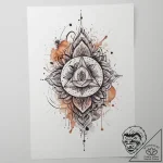 Tattoo sketch brown, artistic tattoo sketch,… – tattoo sketch (№1755940755_0, 23.08.2025 09:19) — tattoovalue.net