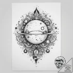 Tattoo sketch cosmic scene, tattoo sketch des… – tattoo sketch (№1755940951_0, 23.08.2025 09:22) — tattoovalue.net