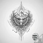 Tattoo sketch nature, concept art for tattoo,… – tattoo sketch (№1755941952_0, 23.08.2025 09:39) — tattoovalue.net
