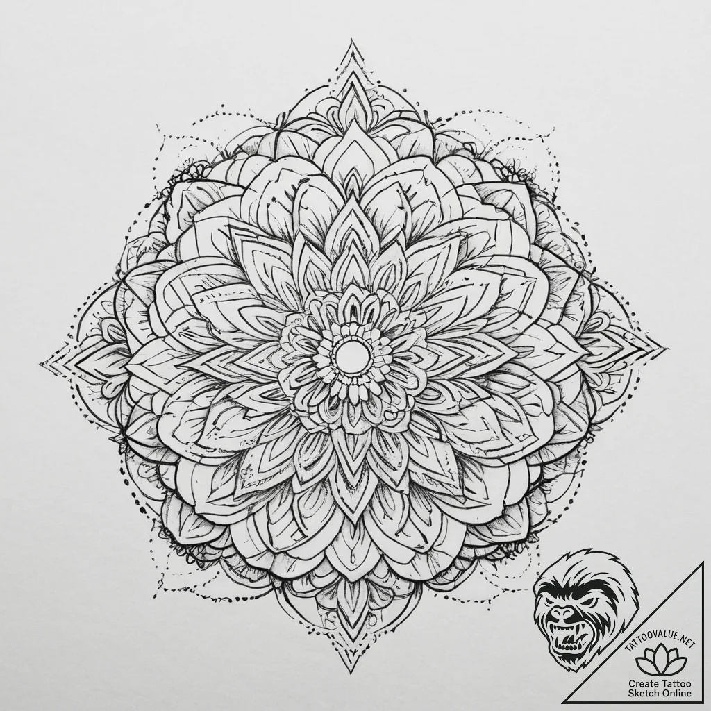 Tattoo sketch flower crown tattoo, tattoo fla... - tattoo sketch (№1755942937_0, 23.08.2025 09:55) — tattoovalue.net