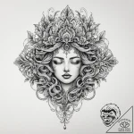 Tattoo sketch coral, artistic tattoo sketch,… – tattoo sketch (№1755943526_0, 23.08.2025 10:05) — tattoovalue.net