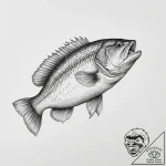 Tattoo sketch rock bass – tattoo sketch (№1755948246_0, 23.08.2025 11:24) — tattoovalue.net