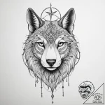 Tattoo sketch blessed animal – tattoo sketch (№1755949031_0, 23.08.2025 11:37) — tattoovalue.net