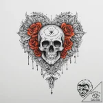 Tattoo sketch heart tattoo, tattoo line art,… – tattoo sketch (№1755950406_0, 23.08.2025 12:00) — tattoovalue.net