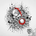 Tattoo sketch cosmic source, concept art for… – tattoo sketch (№1755952736_0, 23.08.2025 12:38) — tattoovalue.net