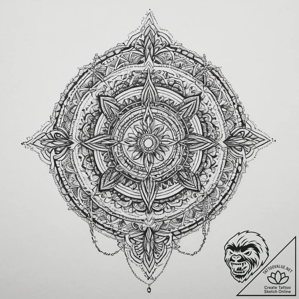 Tattoo sketch soldier with a chain, tattoo dr... - tattoo sketch (№1755954092_0, 23.08.2025 13:01) — tattoovalue.net