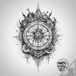 Tattoo sketch a family motto, tattoo flash sh… – tattoo sketch (№1755955449_0, 23.08.2025 13:24) — tattoovalue.net