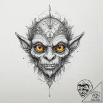 Tattoo sketch goblin, tattoo flash sheet desi… – tattoo sketch (№1755957581_0, 23.08.2025 13:59) — tattoovalue.net