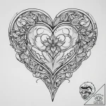 Tattoo sketch heart, tattoo drawing outline,… – tattoo sketch (№1755958743_0, 23.08.2025 14:19) — tattoovalue.net