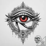 Tattoo sketch egyptian eye of horus, tattoo d… – tattoo sketch (№1755959516_0, 23.08.2025 14:31) — tattoovalue.net