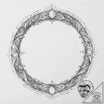 Tattoo sketch magical circle, tattoo flash sh… – tattoo sketch (№1755960098_0, 23.08.2025 14:41) — tattoovalue.net