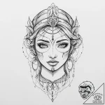 Tattoo sketch face, tattoo flash sheet design… – tattoo sketch (№1755961843_0, 23.08.2025 15:10) — tattoovalue.net