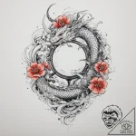 Tattoo sketch detective a person with a magni… – tattoo sketch (№1755964172_0, 23.08.2025 15:49) — tattoovalue.net