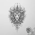 Tattoo sketch puzzle, tattoo flash sheet desi… – tattoo sketch (№1755964756_0, 23.08.2025 15:59) — tattoovalue.net