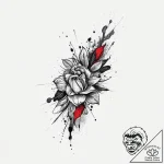Tattoo sketch sand, ink illustration for tatt… – tattoo sketch (№1755966502_0, 23.08.2025 16:28) — tattoovalue.net