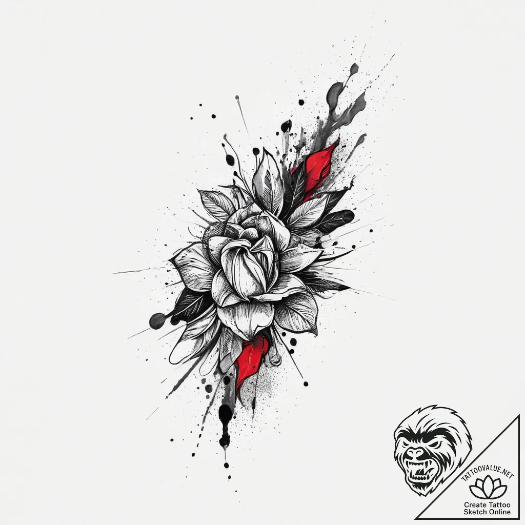 Tattoo sketch sand, ink illustration for tatt... - tattoo sketch (№1755966502_0, 23.08.2025 16:28) — tattoovalue.net