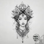 Tattoo sketch jade – tattoo sketch (№1755969196_0, 23.08.2025 17:13) — tattoovalue.net