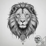 Tattoo sketch hieroglyphic symbol for “courag… – tattoo sketch (№1755970554_0, 23.08.2025 17:35) — tattoovalue.net