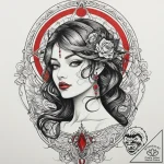 Tattoo sketch divine narrative, artistic tatt… – tattoo sketch (№1755976476_0, 23.08.2025 19:14) — tattoovalue.net