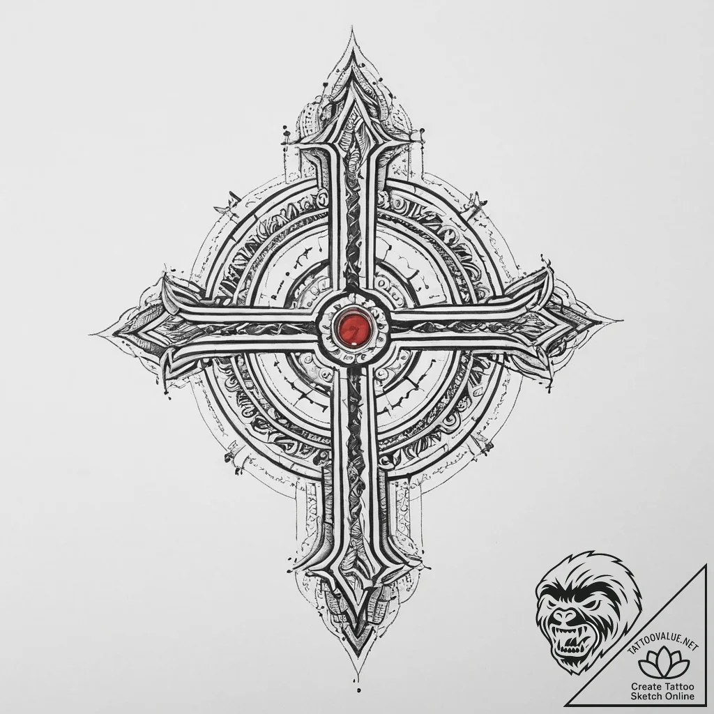 Tattoo sketch labyrinth, tattoo drawing outli... - tattoo sketch (№1755977664_0, 23.08.2025 19:34) — tattoovalue.net