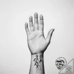 Tattoo sketch hands with a document – tattoo sketch (№1755979514_0, 23.08.2025 20:05) — tattoovalue.net