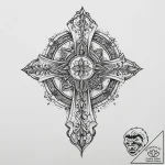 Tattoo sketch mystical emblem, tattoo flash s… – tattoo sketch (№1755980124_0, 23.08.2025 20:15) — tattoovalue.net