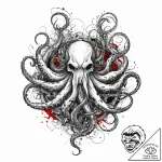 Tattoo sketch kraken, tattoo sketch design, t… – tattoo sketch (№1755980520_0, 23.08.2025 20:22) — tattoovalue.net