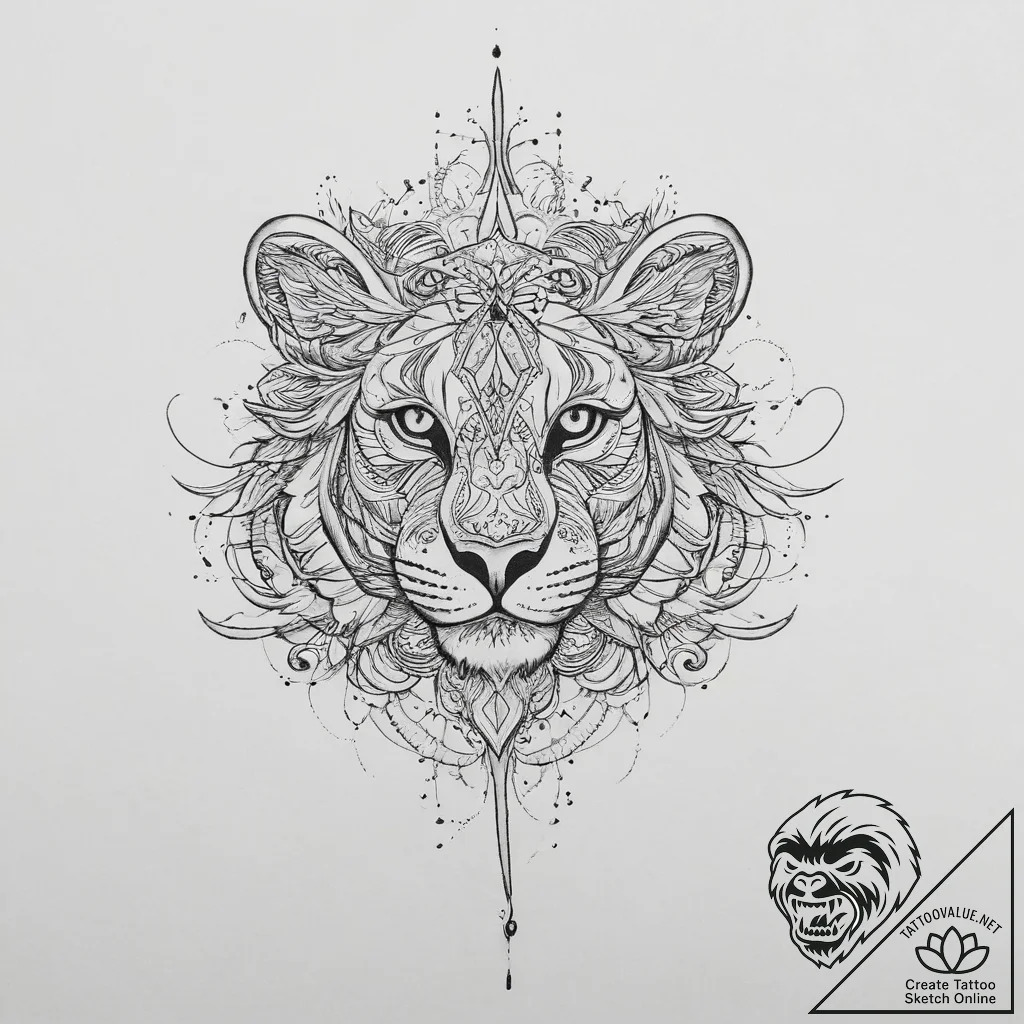 Tattoo sketch journey - tattoo sketch (№1755980914_0, 23.08.2025 20:28) — tattoovalue.net