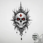 Tattoo sketch town, concept art for tattoo, b… – tattoo sketch (№1755981111_0, 23.08.2025 20:31) — tattoovalue.net