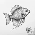 Tattoo sketch gourami, artistic tattoo sketch… – tattoo sketch (№1755982102_0, 23.08.2025 20:48) — tattoovalue.net