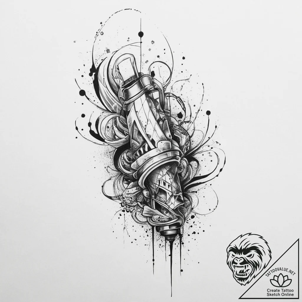 Tattoo sketch together, tattoo drawing outlin... - tattoo sketch (№1755983479_0, 23.08.2025 21:11) — tattoovalue.net