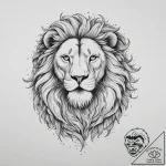Tattoo sketch samson and lion, ink illustrati… – tattoo sketch (№1755983875_0, 23.08.2025 21:17) — tattoovalue.net
