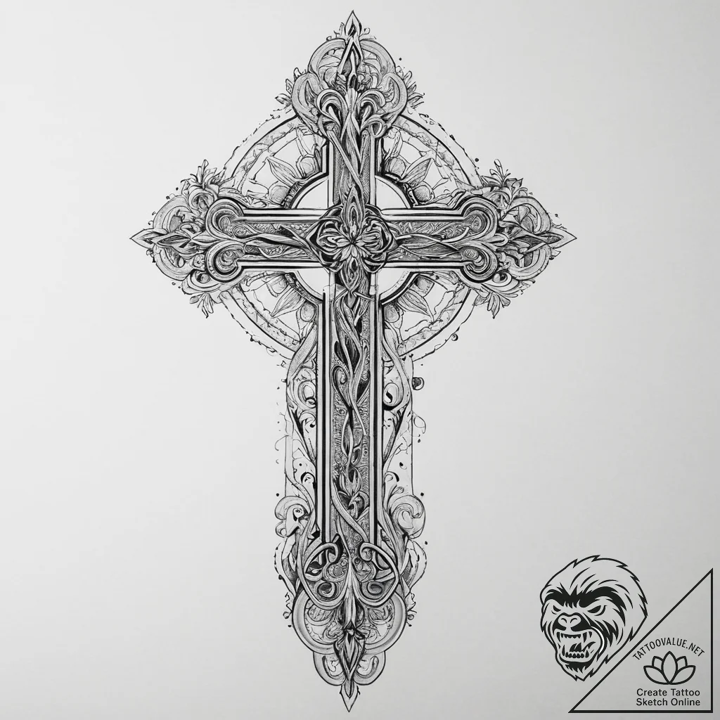 Tattoo sketch breath, tattoo line art, neo tr... - tattoo sketch (№1755984271_0, 23.08.2025 21:24) — tattoovalue.net