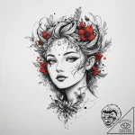 Tattoo sketch узор в виде дриады, tattoo flas… – tattoo sketch (№1755984675_0, 23.08.2025 21:31) — tattoovalue.net
