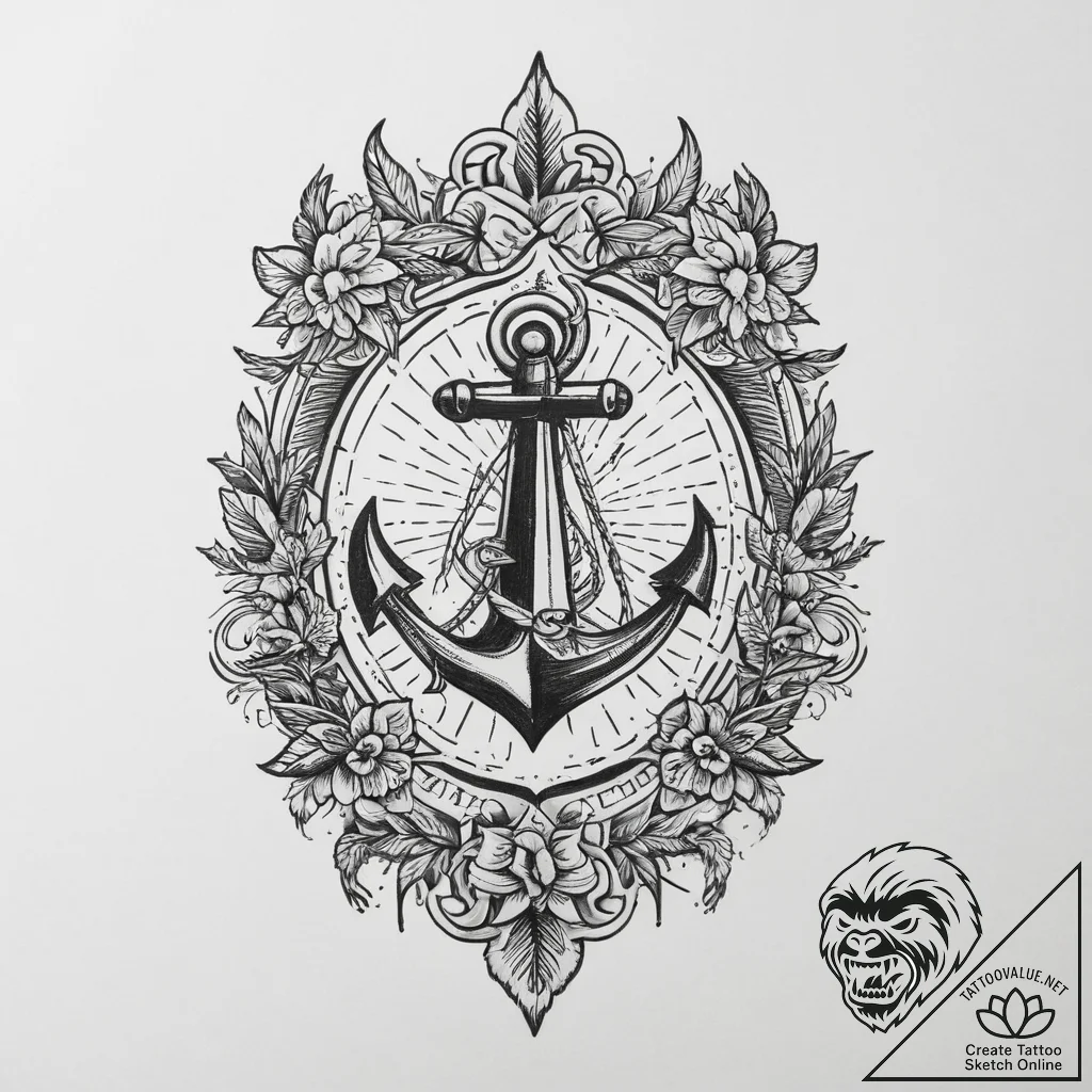 Tattoo sketch fantasy, artistic tattoo sketch... - tattoo sketch (№1755984876_0, 23.08.2025 21:34) — tattoovalue.net