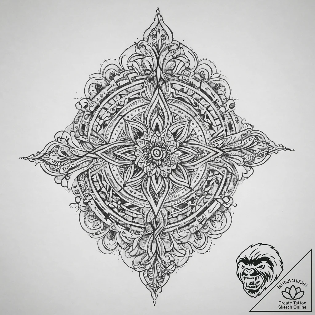 Tattoo sketch mission, concept art for tattoo... - tattoo sketch (№1755986059_0, 23.08.2025 21:54) — tattoovalue.net