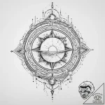 Tattoo sketch cosmic existence, concept art f… – tattoo sketch (№1755986860_0, 23.08.2025 22:07) — tattoovalue.net