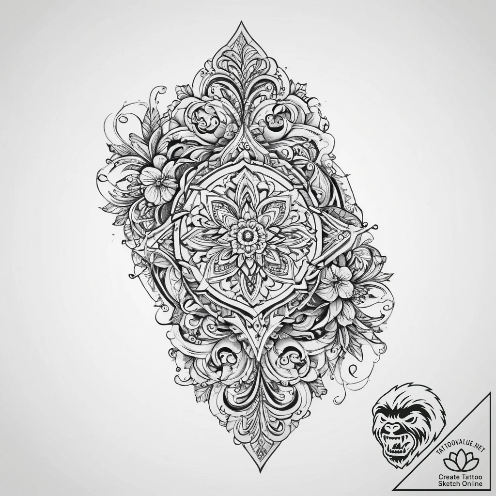 Tattoo sketch hands with a scroll, ink illust... - tattoo sketch (№1755990061_0, 23.08.2025 23:01) — tattoovalue.net