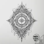 Tattoo sketch cosmic identity, artistic tatto… – tattoo sketch (№1755991682_0, 23.08.2025 23:28) — tattoovalue.net