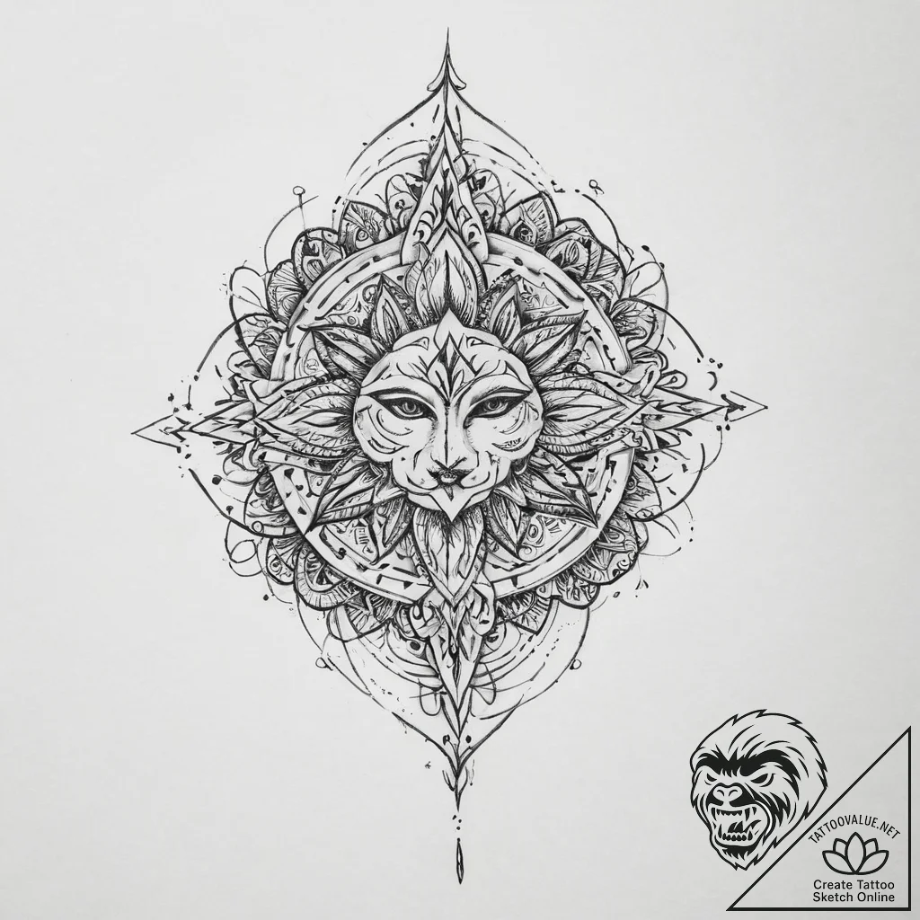 Tattoo sketch goal - tattoo sketch (№1755992279_0, 23.08.2025 23:37) — tattoovalue.net