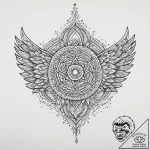 Tattoo sketch running shoe with a wing, tatto… – tattoo sketch (№1755995096_0, 24.08.2025 00:24) — tattoovalue.net