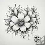 Tattoo sketch coffee blossom, artistic tattoo… – tattoo sketch (№1755997894_0, 24.08.2025 01:11) — tattoovalue.net