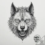 Tattoo sketch hands with a werewolf, tattoo s… – tattoo sketch (№1755998493_0, 24.08.2025 01:21) — tattoovalue.net