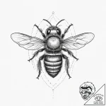 Tattoo sketch mason bee, tattoo flash sheet d… – tattoo sketch (№1755999087_0, 24.08.2025 01:31) — tattoovalue.net