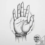 Tattoo sketch hands with a pencil, tattoo dra… – tattoo sketch (№1756007000_0, 24.08.2025 03:43) — tattoovalue.net