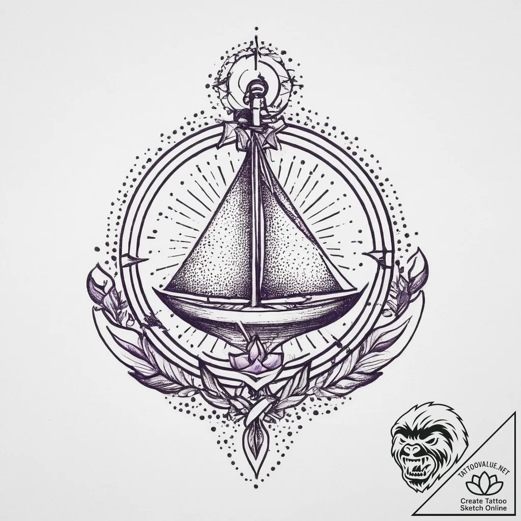 Tattoo sketch purple, ink illustration for ta... - tattoo sketch (№1756010008_0, 24.08.2025 04:33) — tattoovalue.net