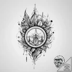Tattoo sketch nature, tattoo flash sheet desi… – tattoo sketch (№1756010606_0, 24.08.2025 04:43) — tattoovalue.net