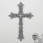 Tattoo sketch calligraphy a pen and ink, arti… – tattoo sketch (№1756012415_0, 24.08.2025 05:13) — tattoovalue.net
