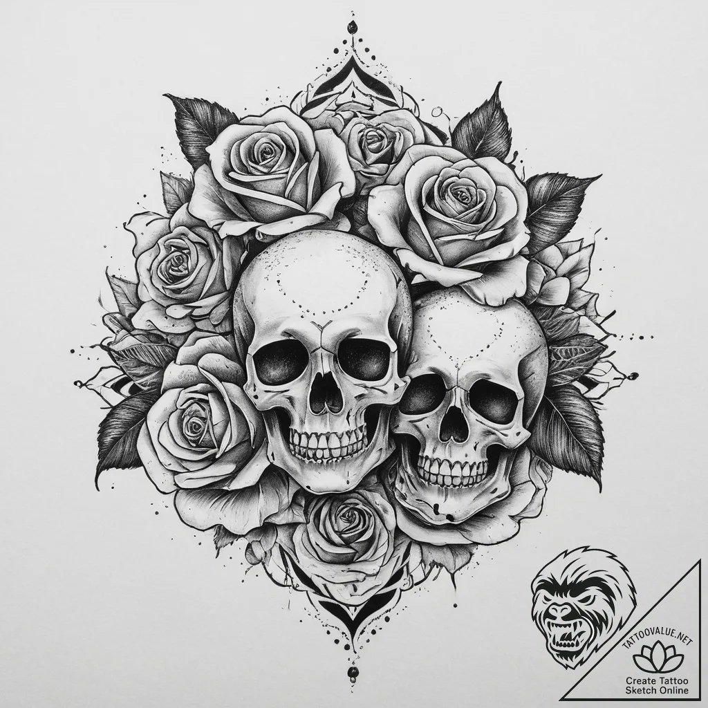Tattoo sketch cosmic being, ink illustration... - tattoo sketch (№1756013027_0, 24.08.2025 05:23) — tattoovalue.net