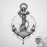 Tattoo sketch anchor, concept art for tattoo,… – tattoo sketch (№1756013425_0, 24.08.2025 05:30) — tattoovalue.net